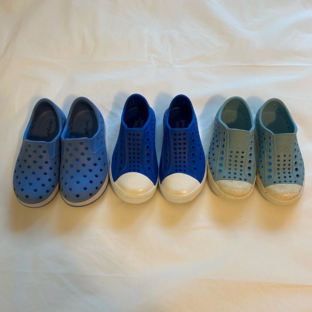 3 Pairs Size 7 Toddler Water Shoes